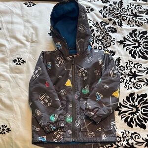 Adorable toddler hockey themed coat